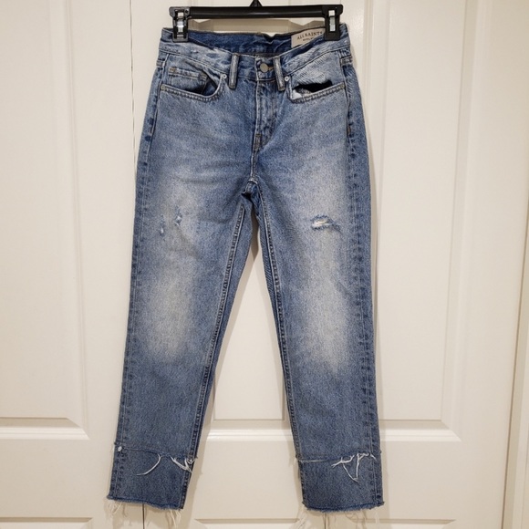 All Saints Denim - All Saints boy blue jeans.